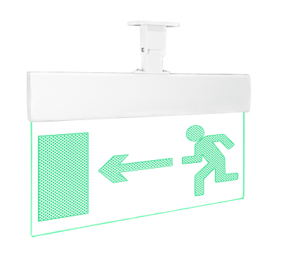 Человек стрелка влево в дверь